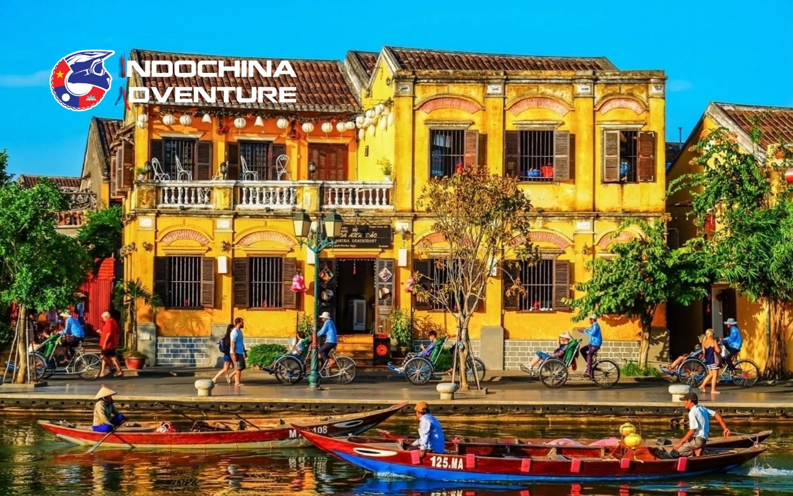 Hoi An enchants motorbike travelers with its colorful lanterns
