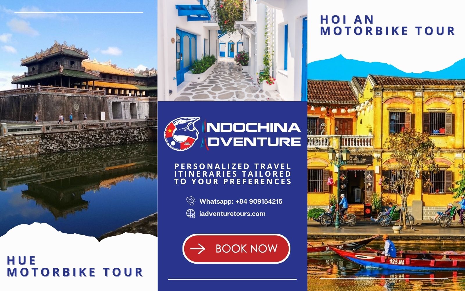 Visit Hue and Hoi An with Indochina Adventure