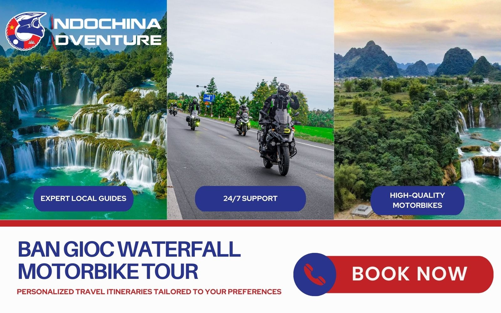 Indochina Adventure - Expert-guided journeys designed to elevate your visit Ban Gioc in March Indochina Adventure tour experience at Ban Gioc waterfall in March