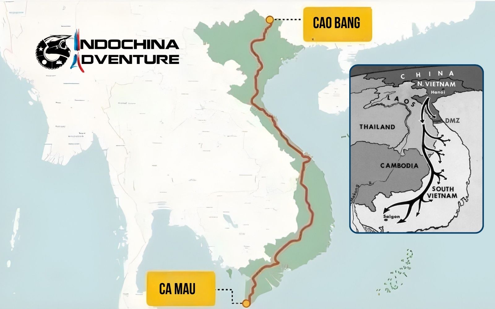 Navigating routes to ensure the Ho Chi Minh Trail safe journey