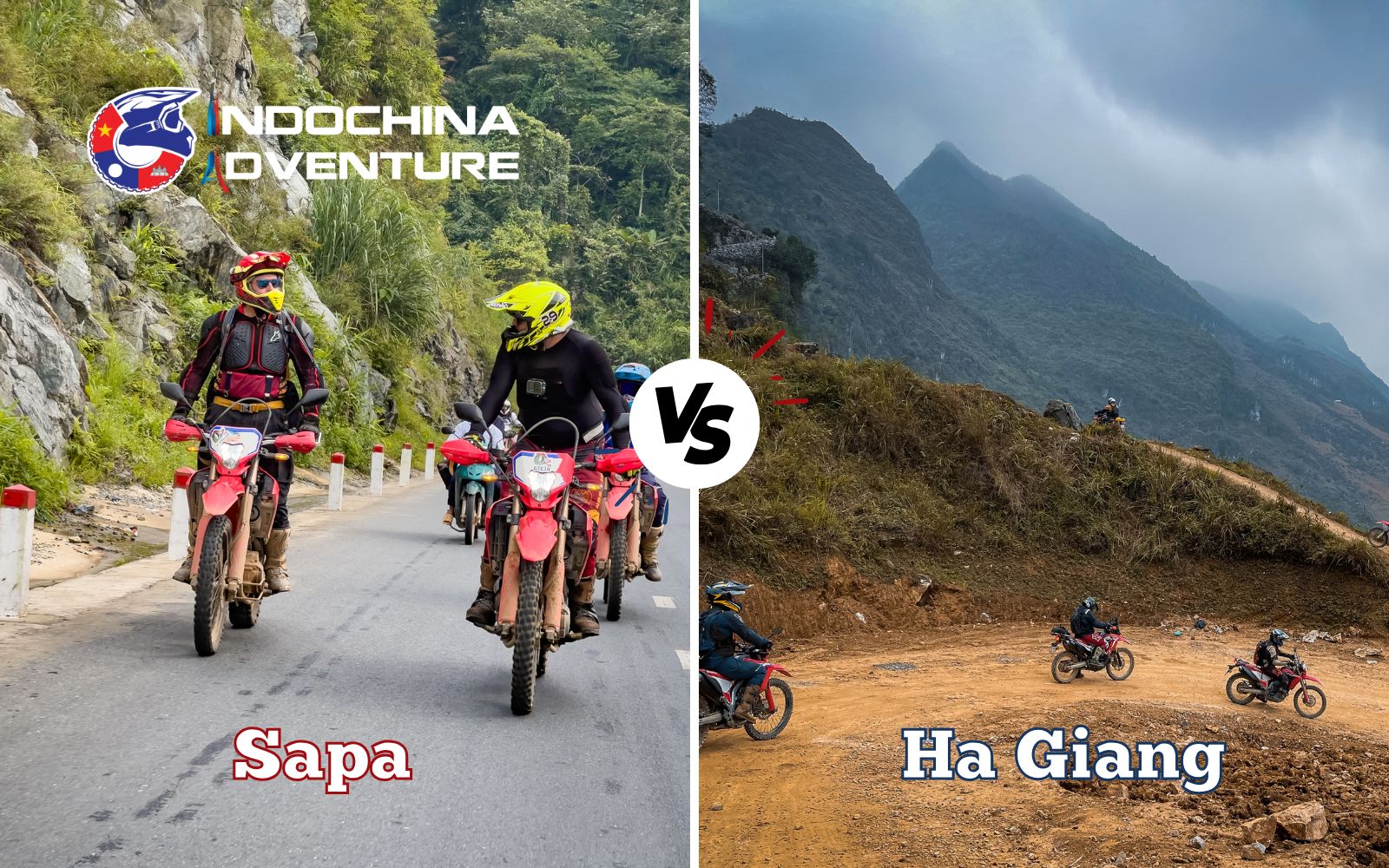 Motorbike journeys define the real difference Ha Giang vs Sapa