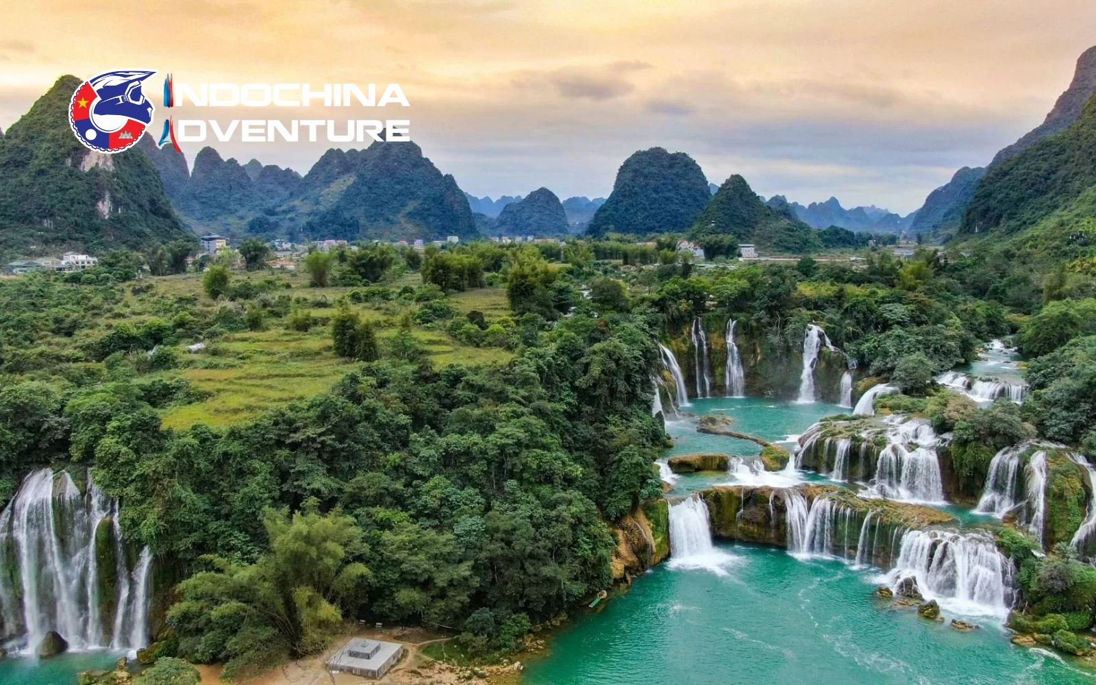 Sunrise and sunset photography at Ban Gioc in March Clear light and calm weather create ideal photo