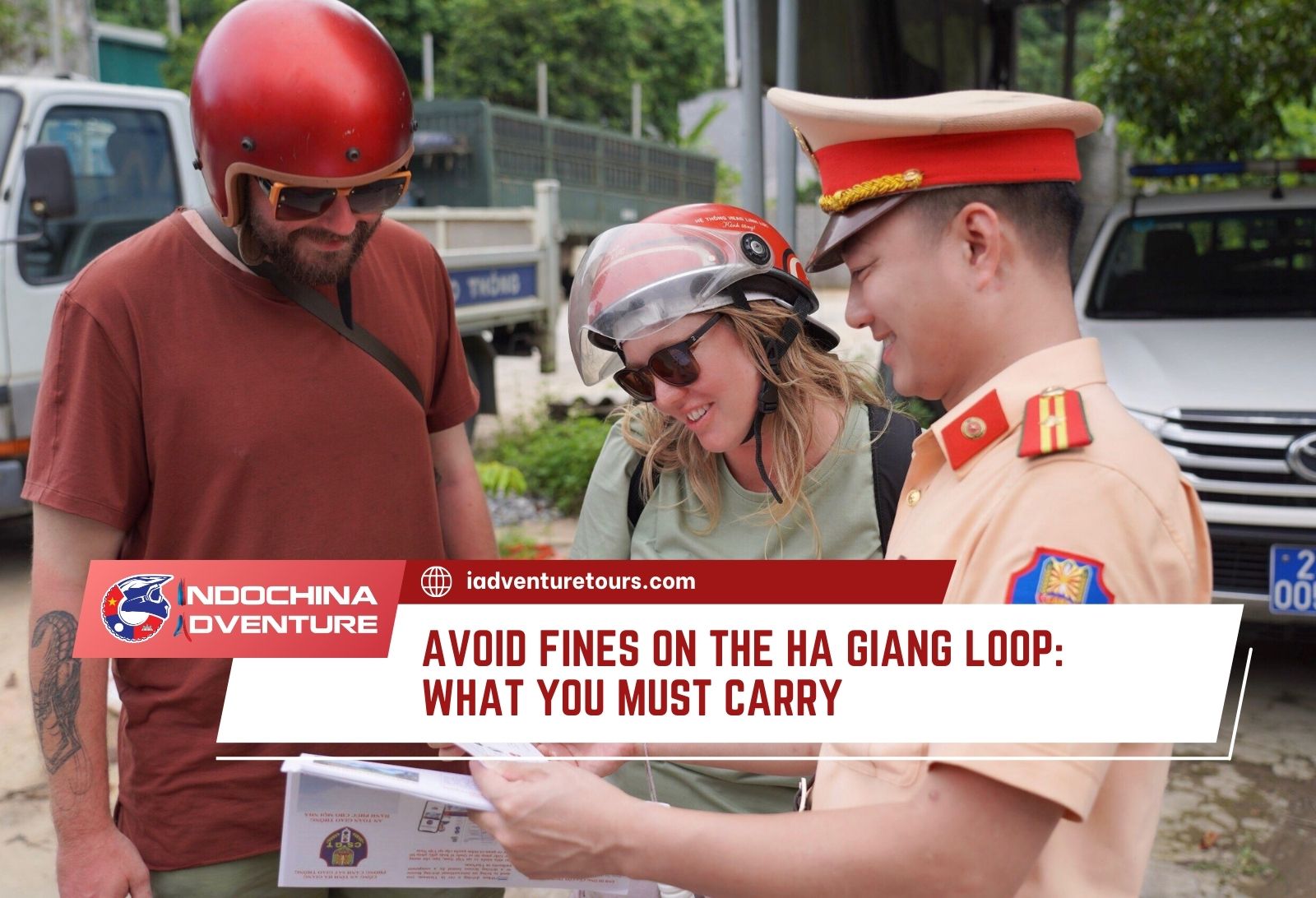 police checkpoints on Ha Giang loop