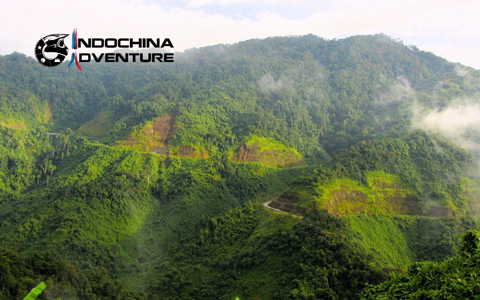 High altitude mist and fog reducing visibility on mountain passes