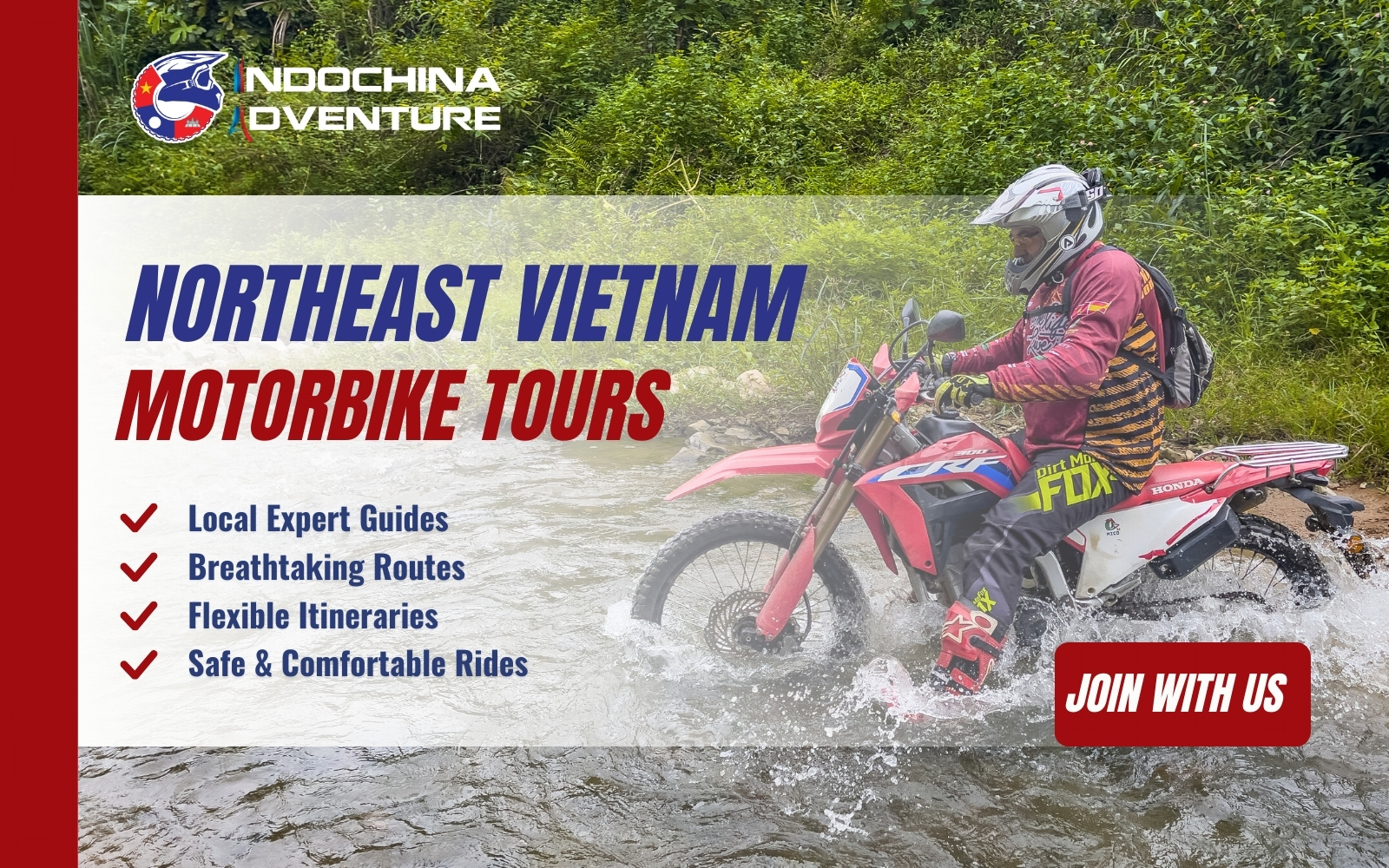 Motorbike journey with Indochina Adventure