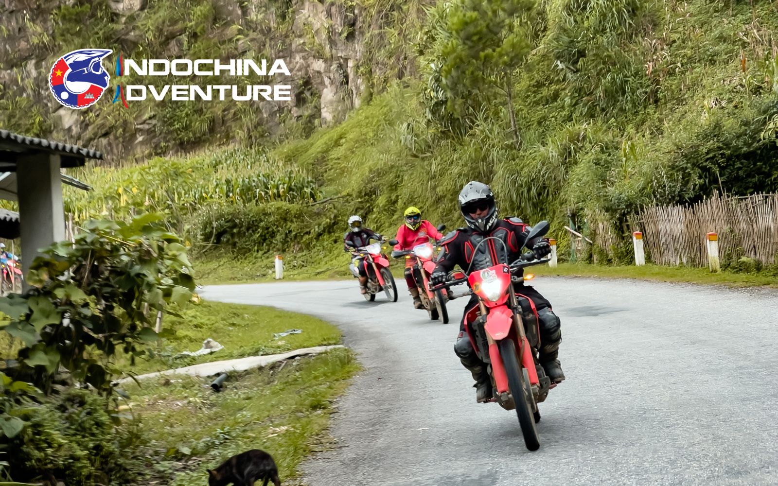 Route for Cao Bang Northeast Vietnam motorcycle tours