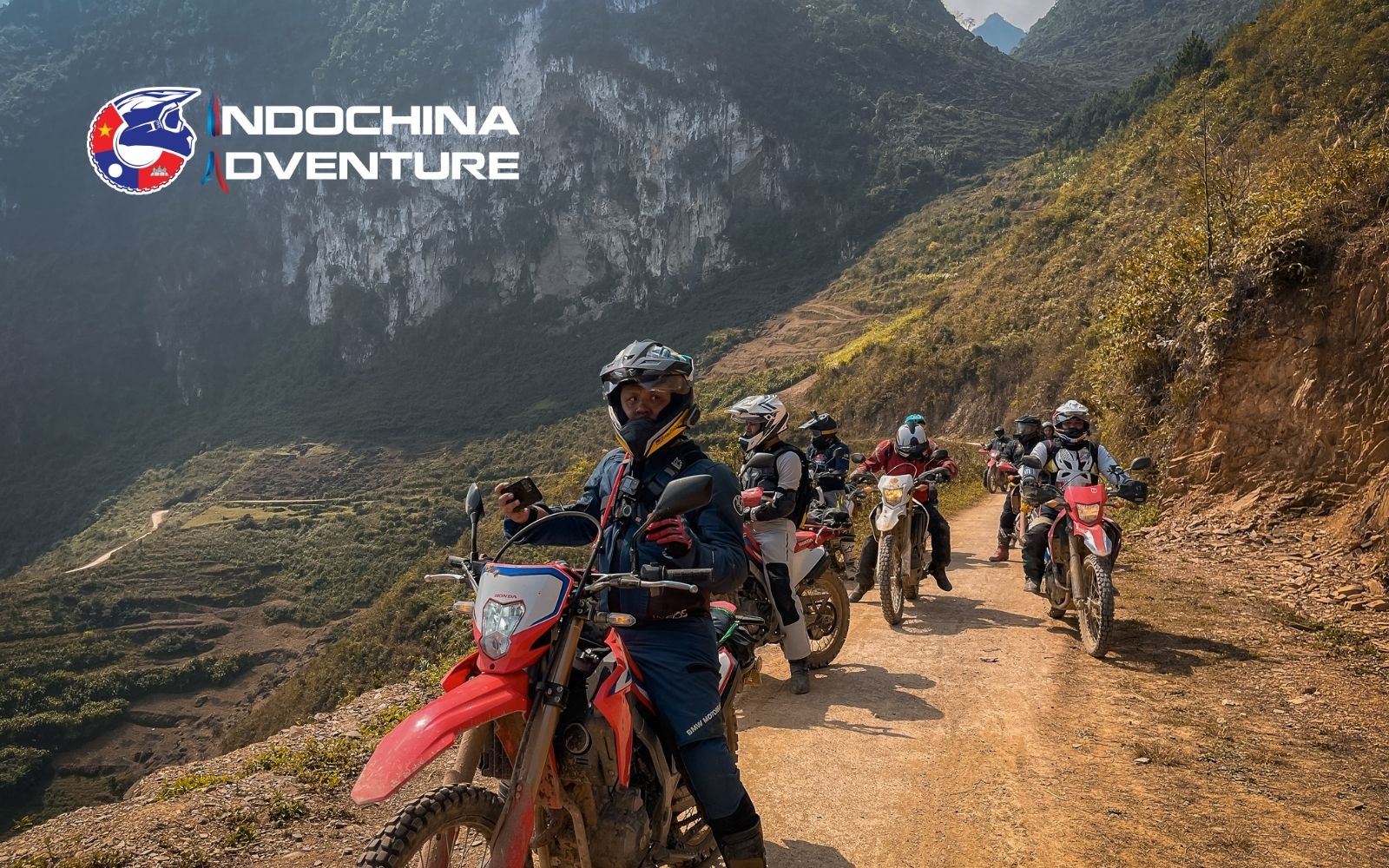 Route for Meo Vac Northeast Vietnam motorbike tour