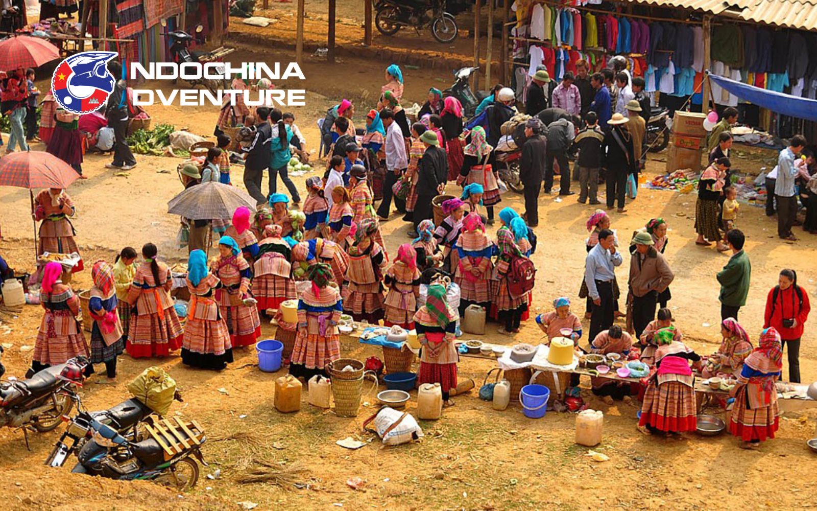 Bac Ha Market bursts with color and local life every Sunday morning