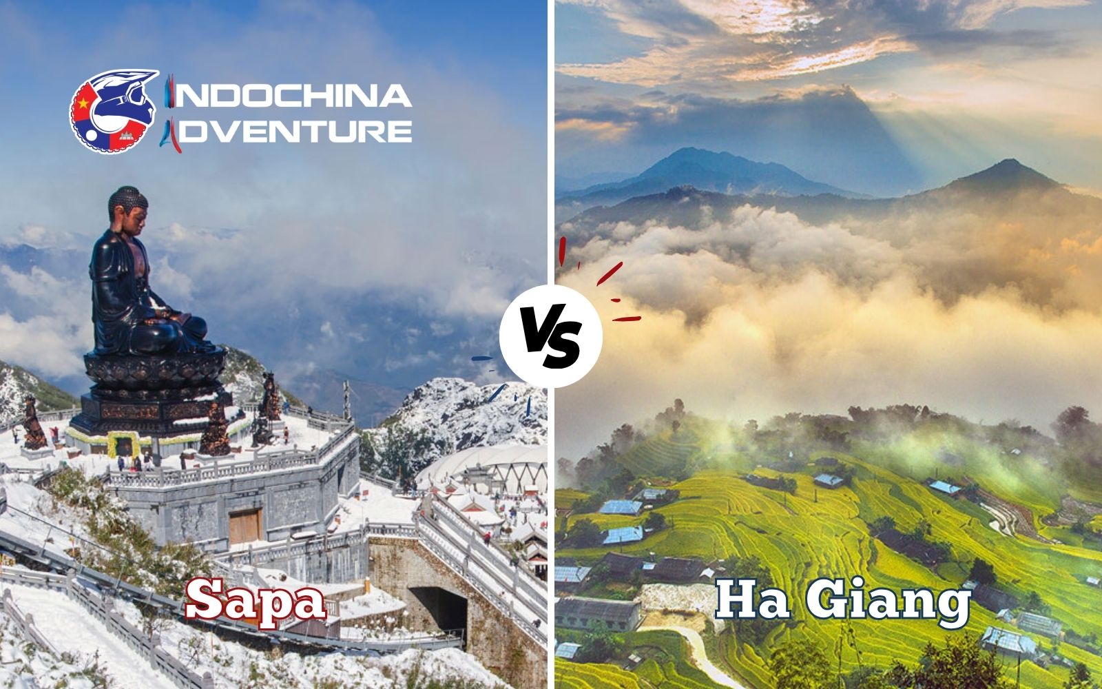 Cool misty climates compared with clearer skies and seasonal mountain weather