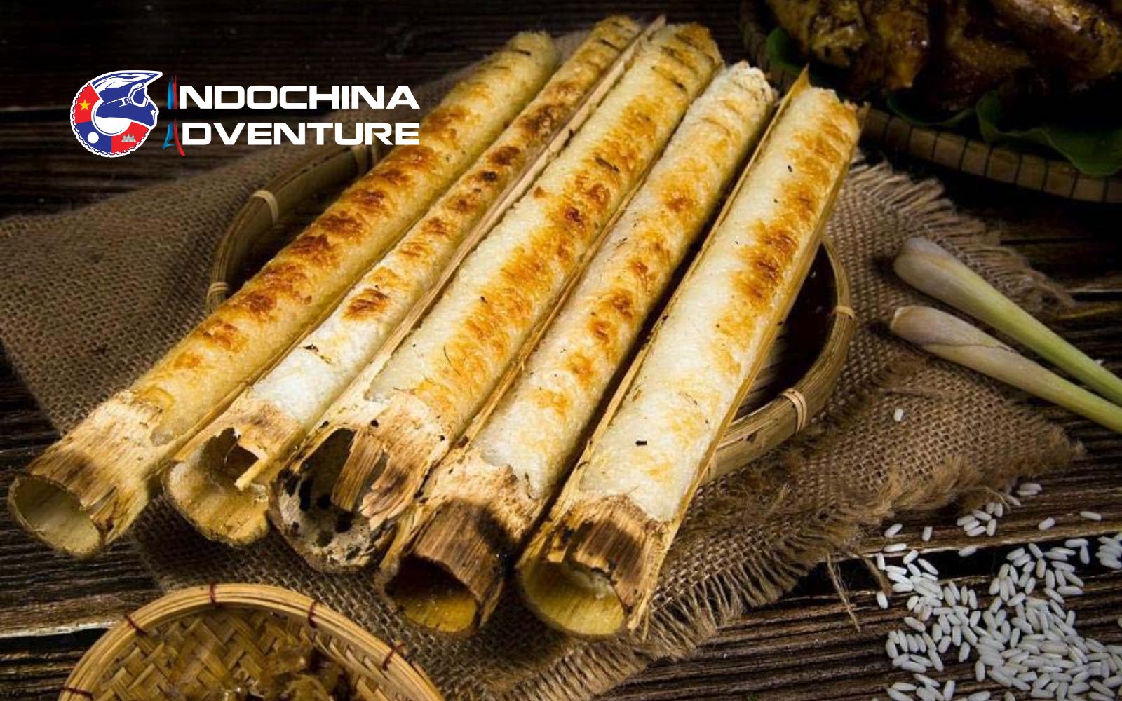 Sticky rice cooked in bamboo carries a gentle aroma from the forest Try Com Lam Bamboo Tube in Sapa