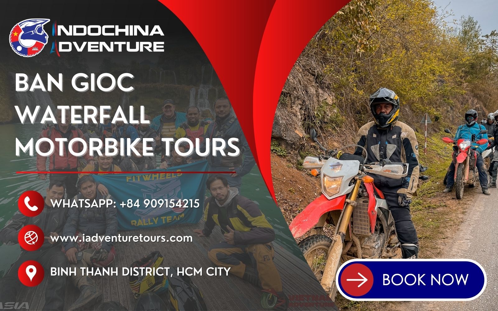 Ban Gioc Waterfall by Motorbike with Indochina Adventure
