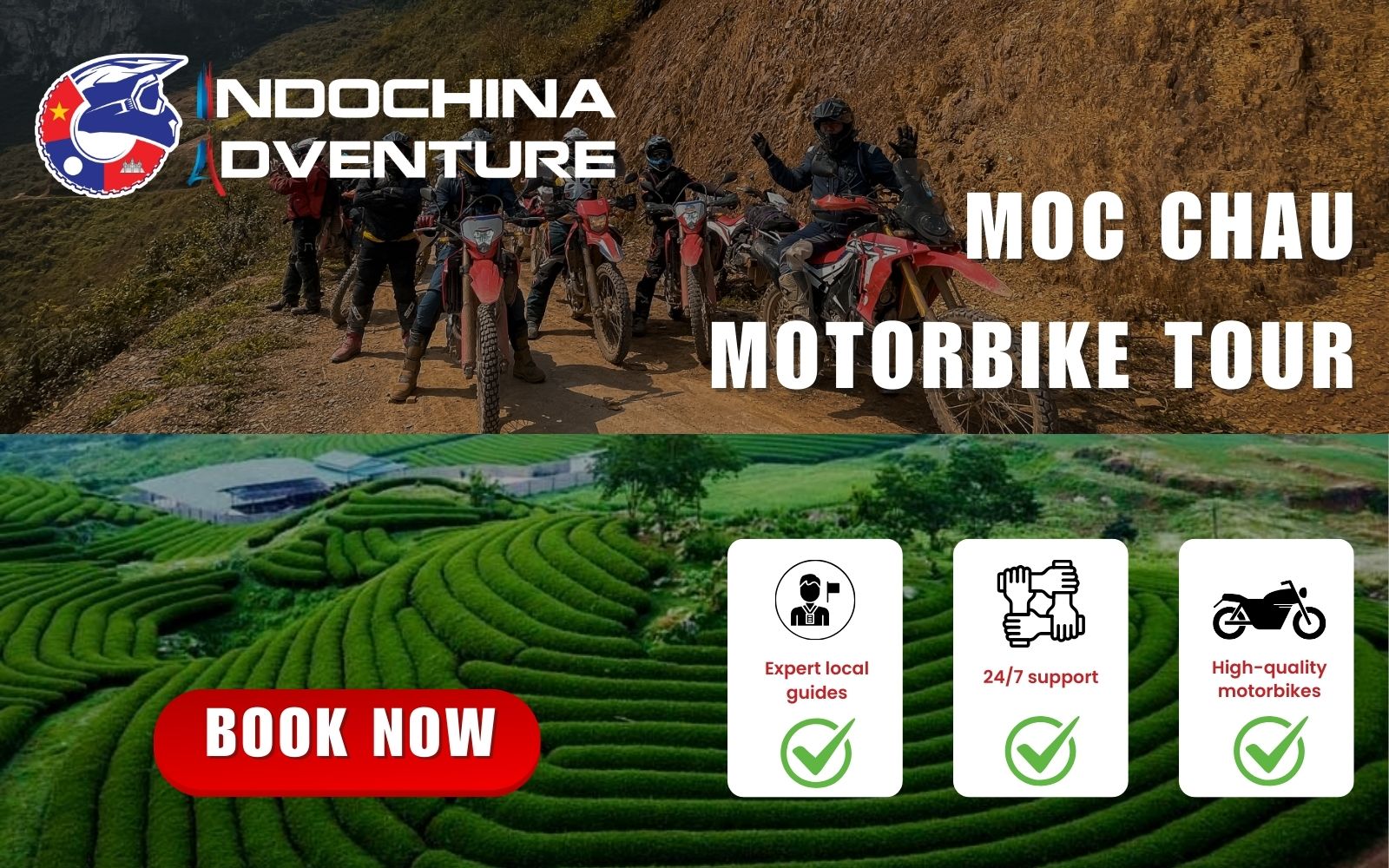 Indochina Adventure - Best way to explore Moc Chau Plateau