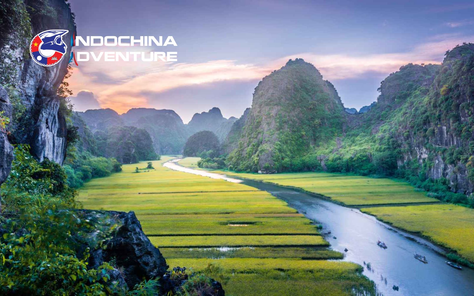 Ninh Binh Vietnam April landscape