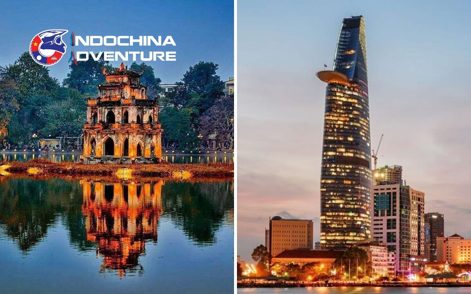 The peaceful Hoan Kiem Lake in the North and the dazzling Bitexco Tower in the South Quick Answer for First-Time Travelers about Hanoi vs Ho Chi Minh City