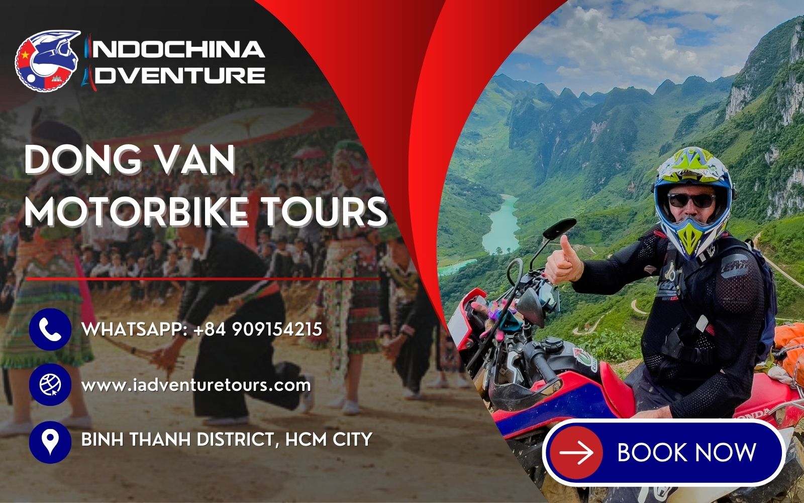 Indochina Adventure Tours provides expert guidance help you to reach the heart of every festival in Dong Van Join Indochina Adventure Tours provides expert guidance help you to reach the heart of every festival in Dong Van