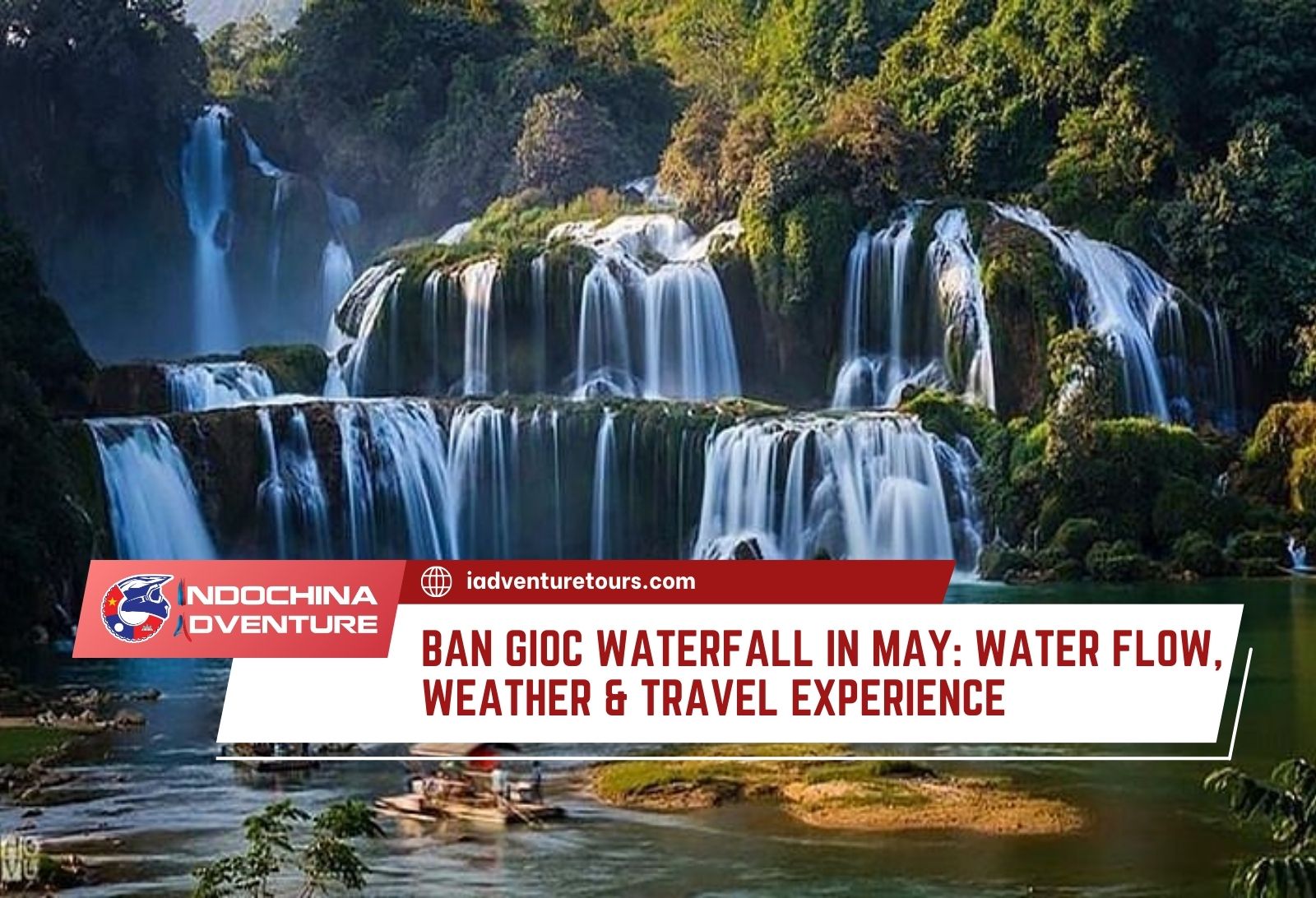 Ban Gioc waterfall in May
