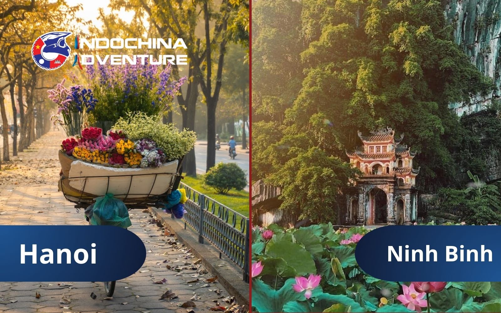 Visual memories differ greatly when comparing Hanoi or Ninh Binh guide perspectives