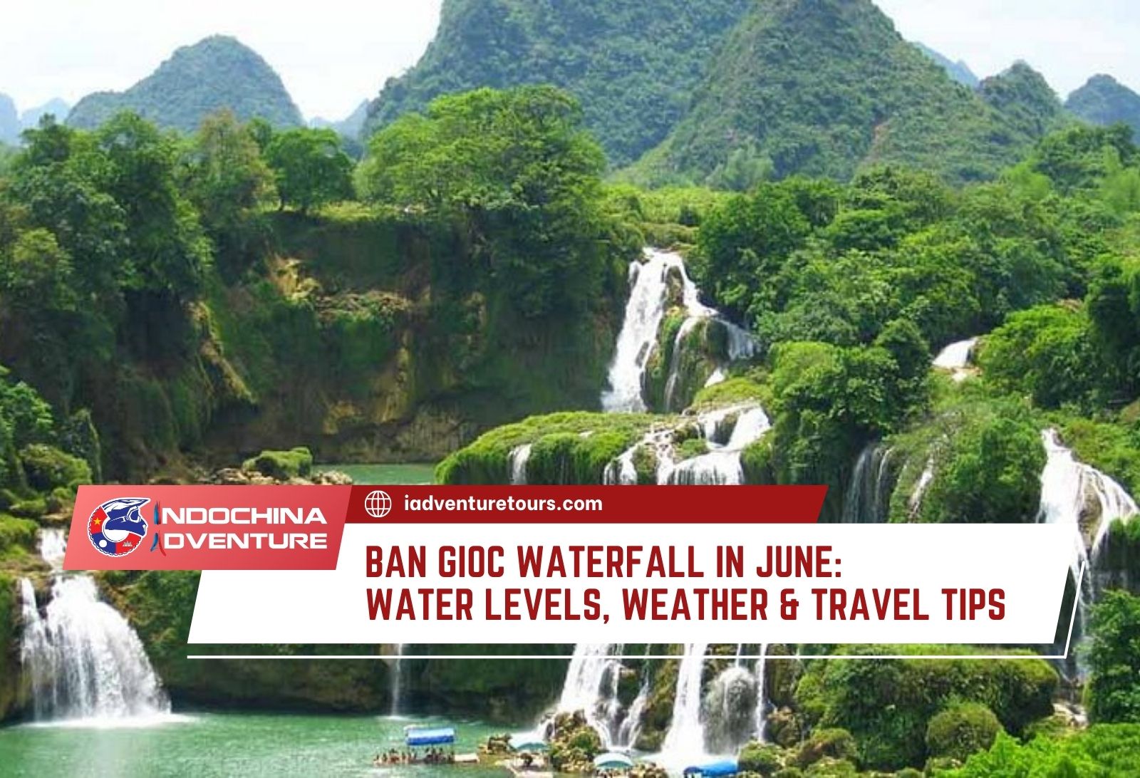 Ban Gioc waterfall in June