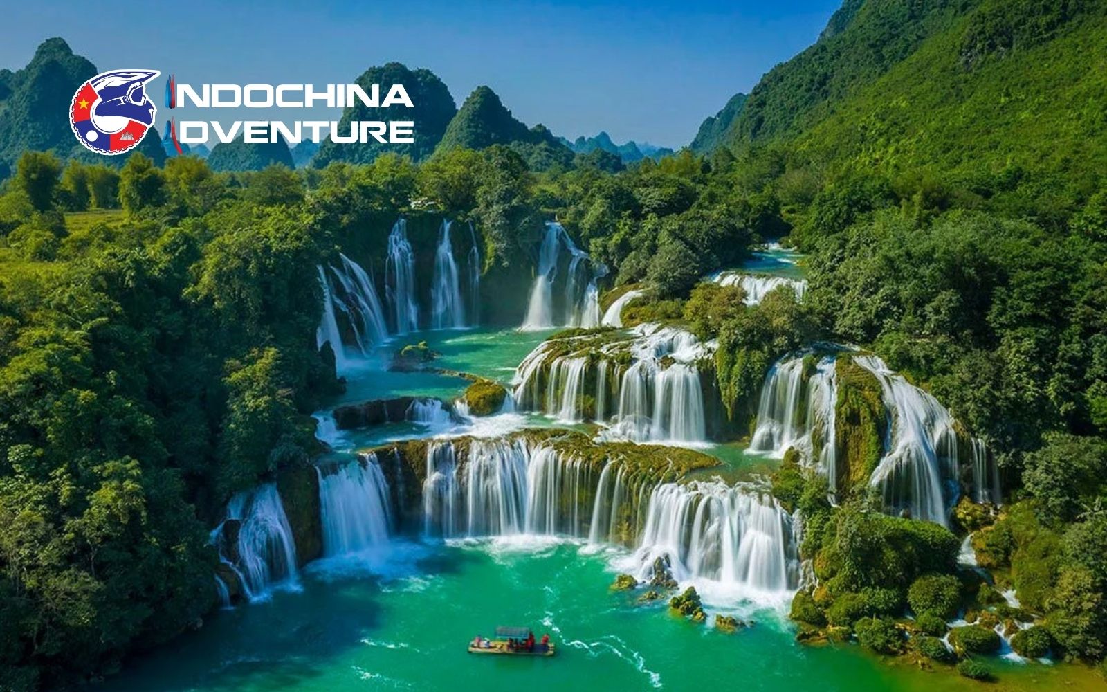 Ban Gioc waterfall in Early June