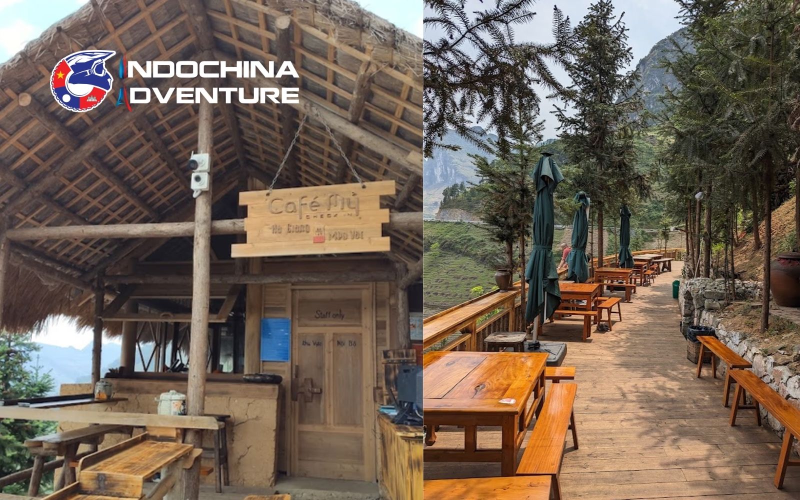 Experience a peaceful morning at one of the best cafes in Ma Pi Leng Pass with mountain views Experience a peaceful morning at one of the best cafes in Ma Pi Leng Pass with mountain views