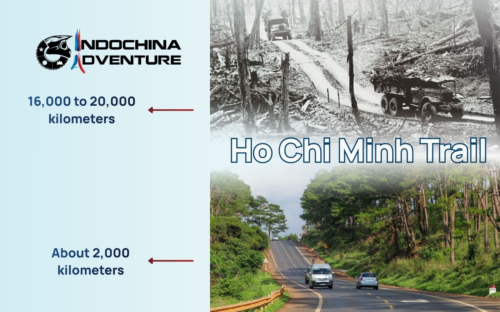 Stretching endlessly, this route answers how long is the Ho Chi Minh Trail