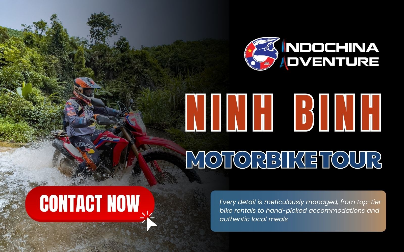 Ride through golden valleys with Indochina Adventure in Ninh Binh in June