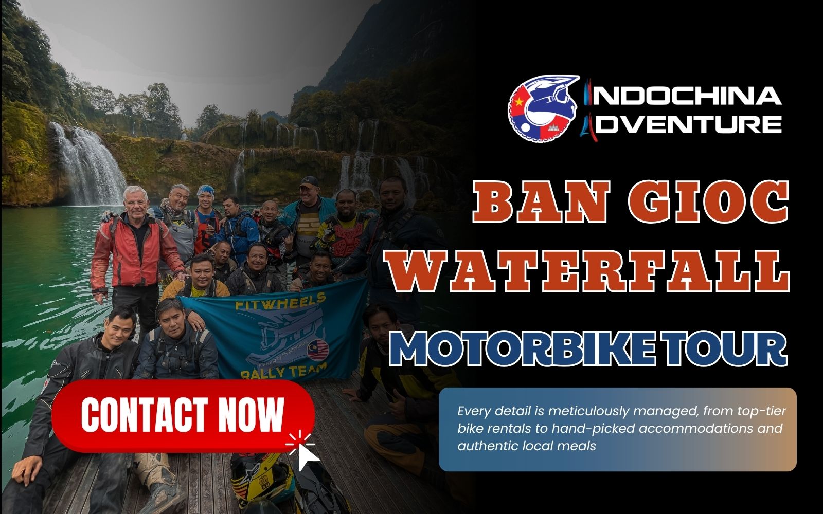 Conquer the legendary mountain passes with the expert team at Indochina Adventure today Conquer the legendary mountain passes with the expert team at Indochina Adventure today