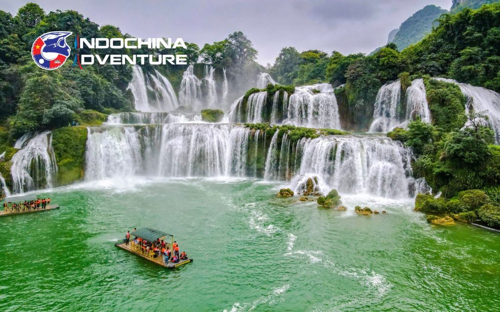 Ban Gioc Waterfall in August